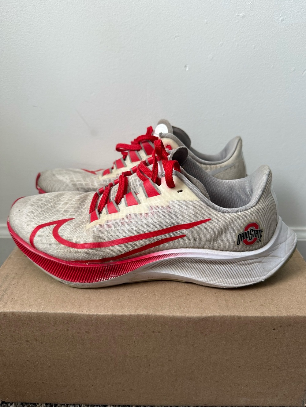 Nike Zoom Pegasus 37 Ohio State Running Shoes women’s 5.5
